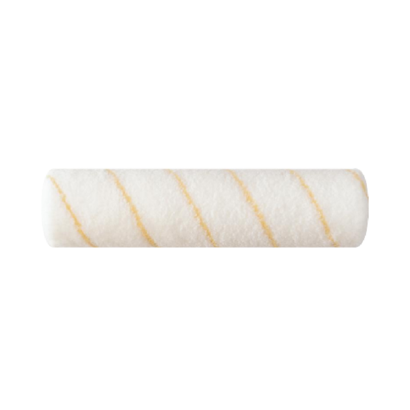 Gele streep geweven acryl rolhoes