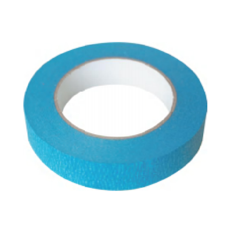 Blauwe afplaktape