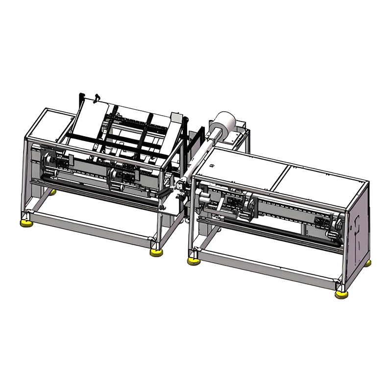 Grote rolwikkelmachine