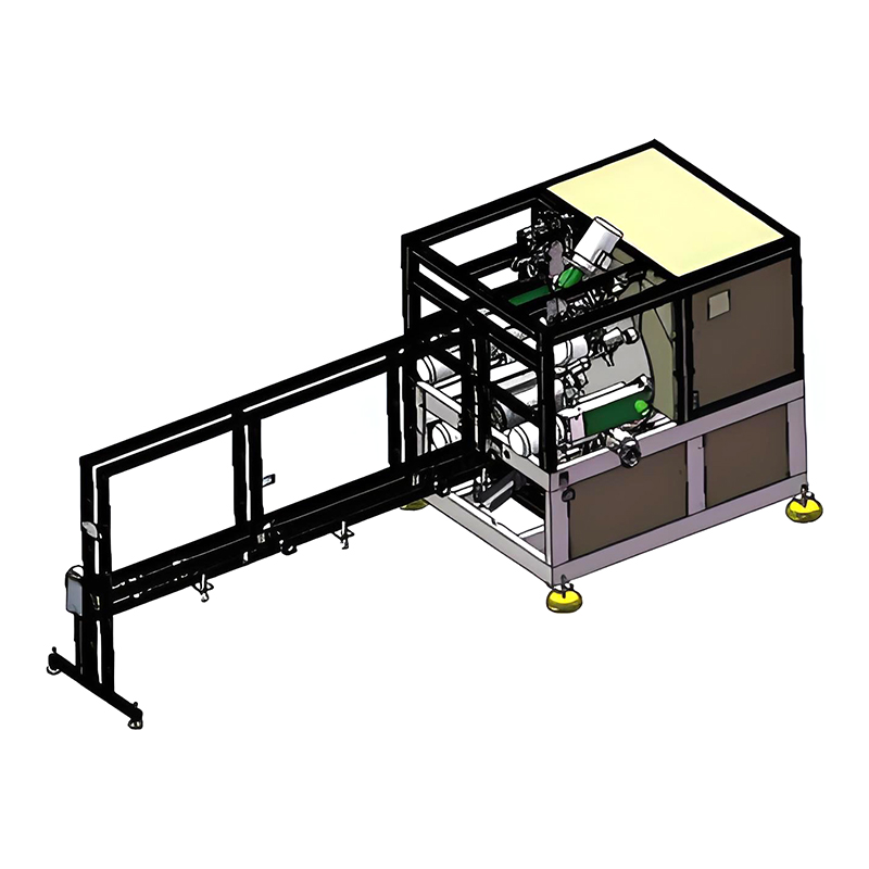 Afwerkingsmachine met verfroller